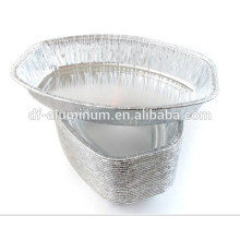 Hoja de aluminio Pequeña cacerola ovalada Pan